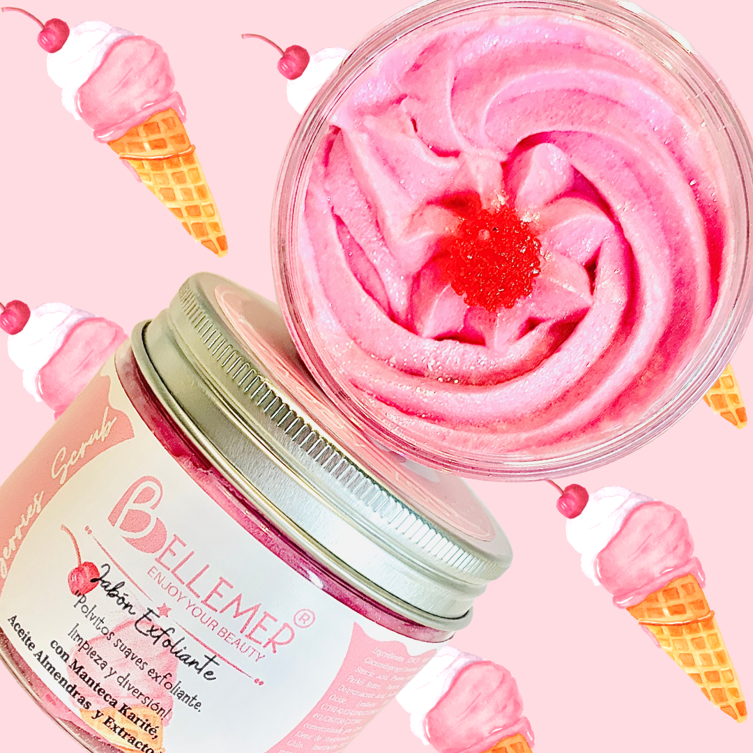 Jabón Exfoliante Berries Bellemer® 100grs