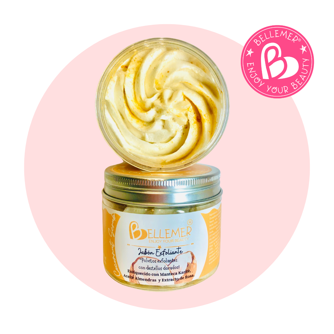Jabón Exfoliante Coconut Bellemer 100 grs