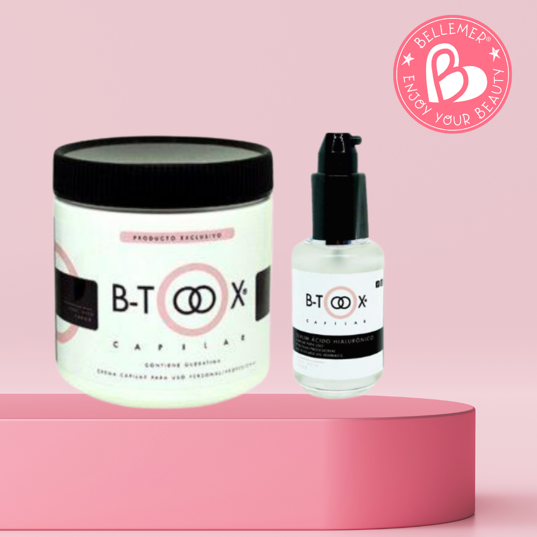 Set Reparación Cabello: B-toox Crema capilar + Serum Ácido Hialurónico