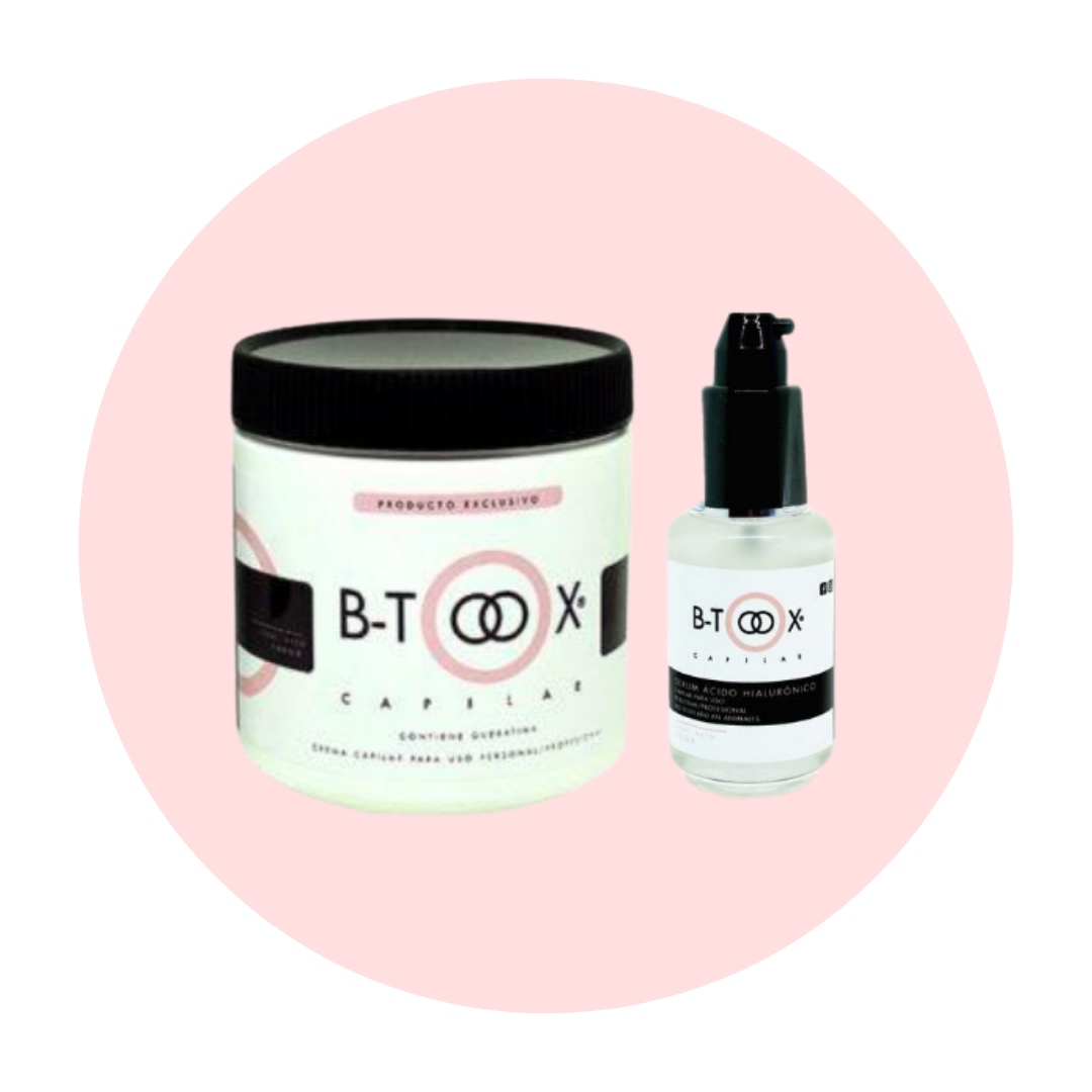 Set Reparación Cabello: B-toox Crema capilar + Serum Ácido Hialurónico