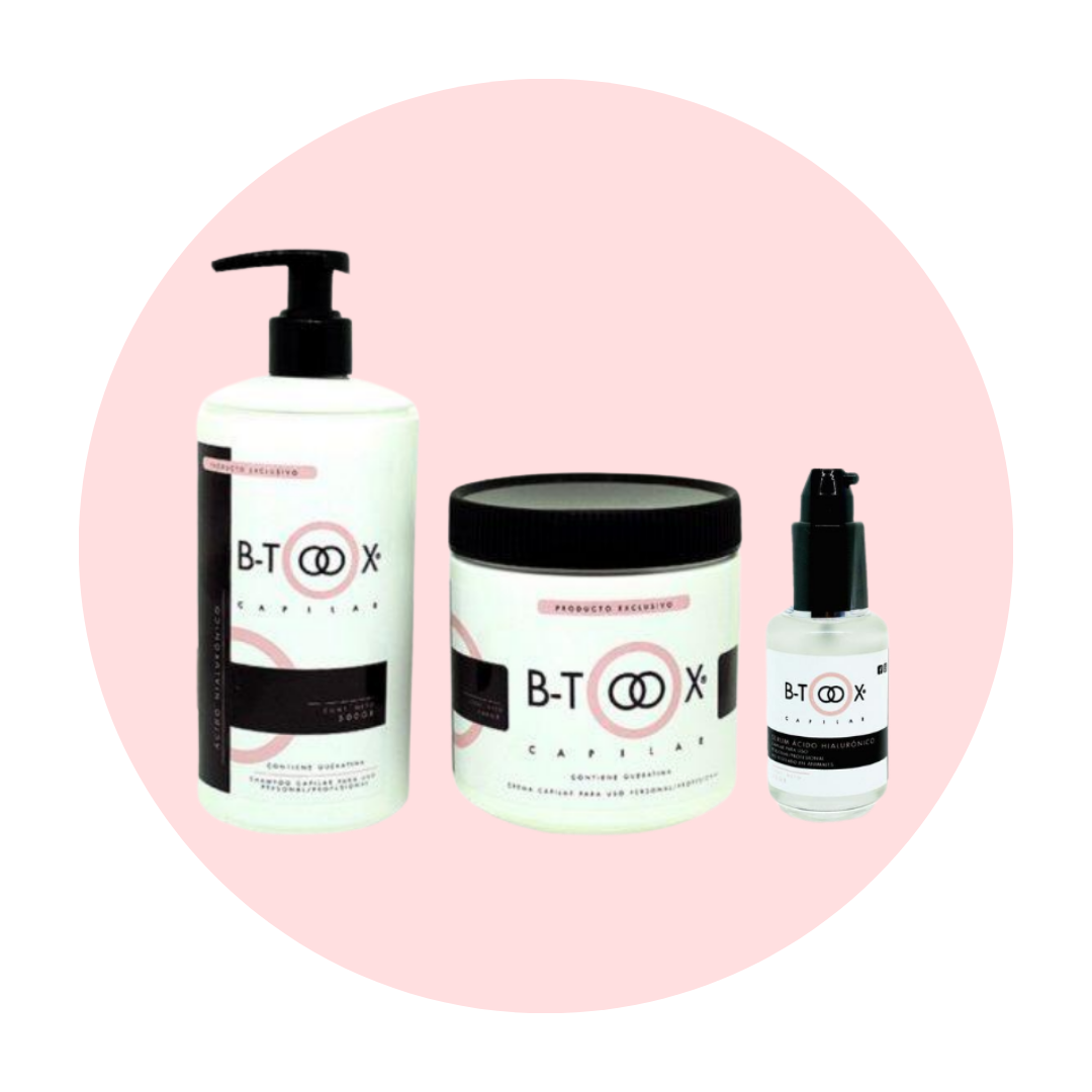 Set Completo B-TOOX CAPILAR® Shampoo + Crema + Sérum