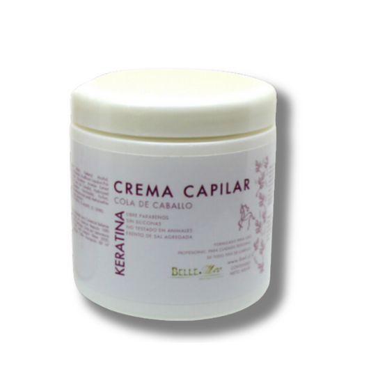Crema Reparación Capilar - extracto Cola caballo y Keratina - 500gr - Bellemer®