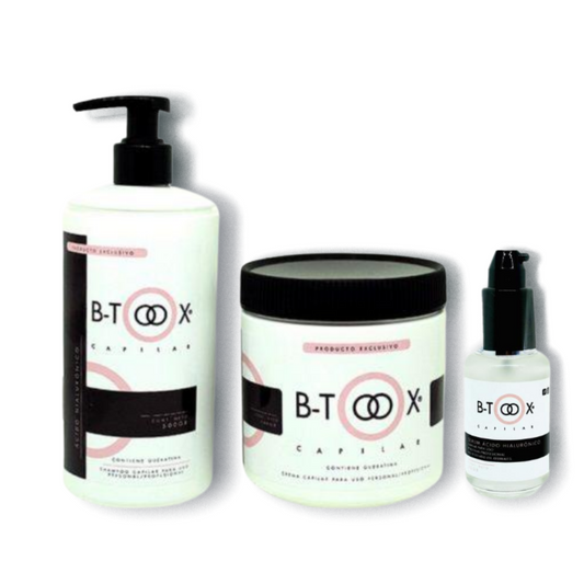 Set Completo B-TOOX CAPILAR® Shampoo + Crema + Sérum